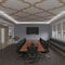 Ekena Millwork 66 56W x 66 56H x 38T Large Marrakesh Decorative Fretwork Wood Ceiling Panels Wood Paint Grade CELW67X67X0375MRKMF - alternate 2